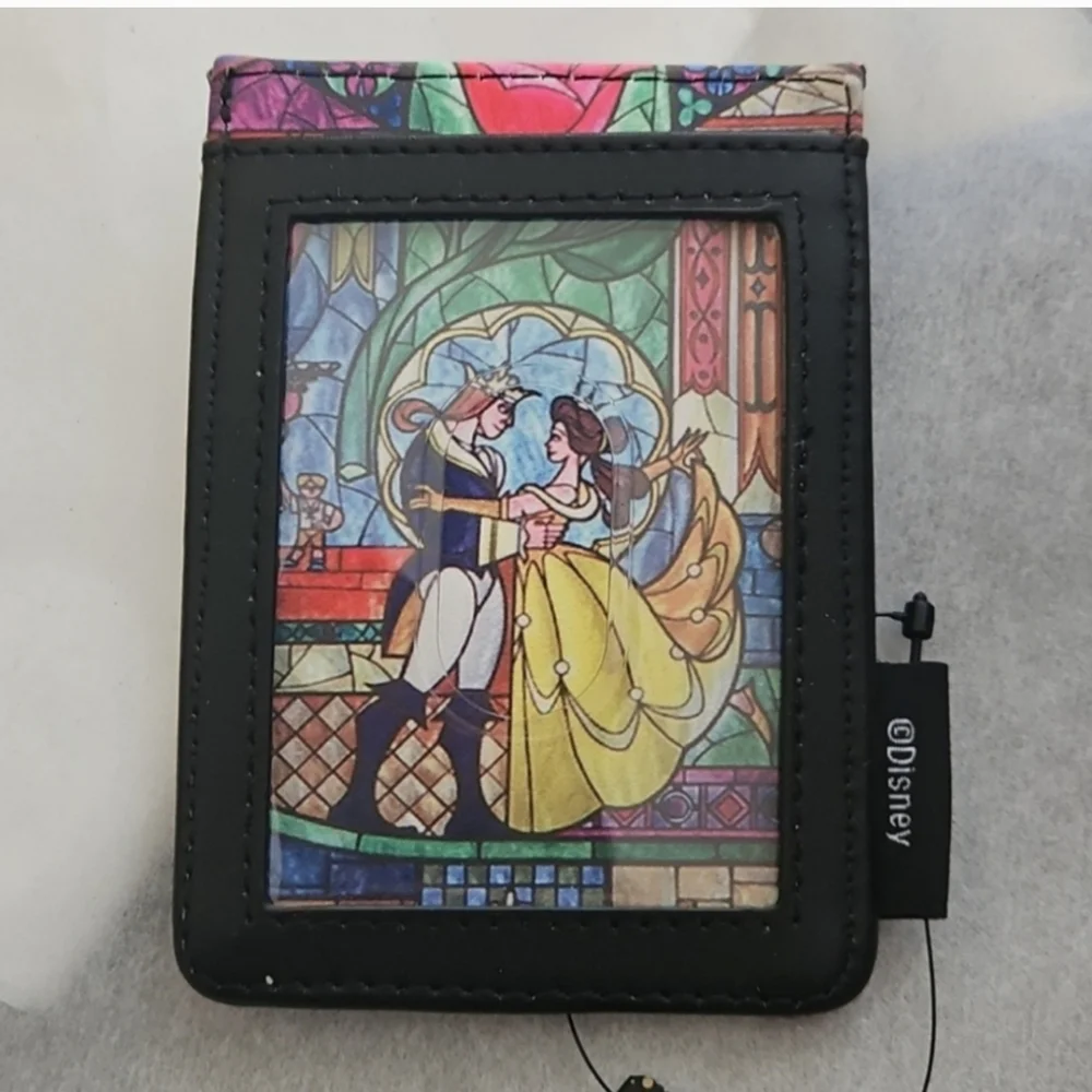 Loungefly Beauty And The Beast mini backpack and cardholder set